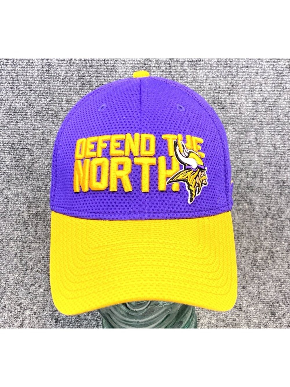 Minnesota Vikings New Era 39 Thirty Cap Defend The North SKOL VIKES Flex Hat M/L